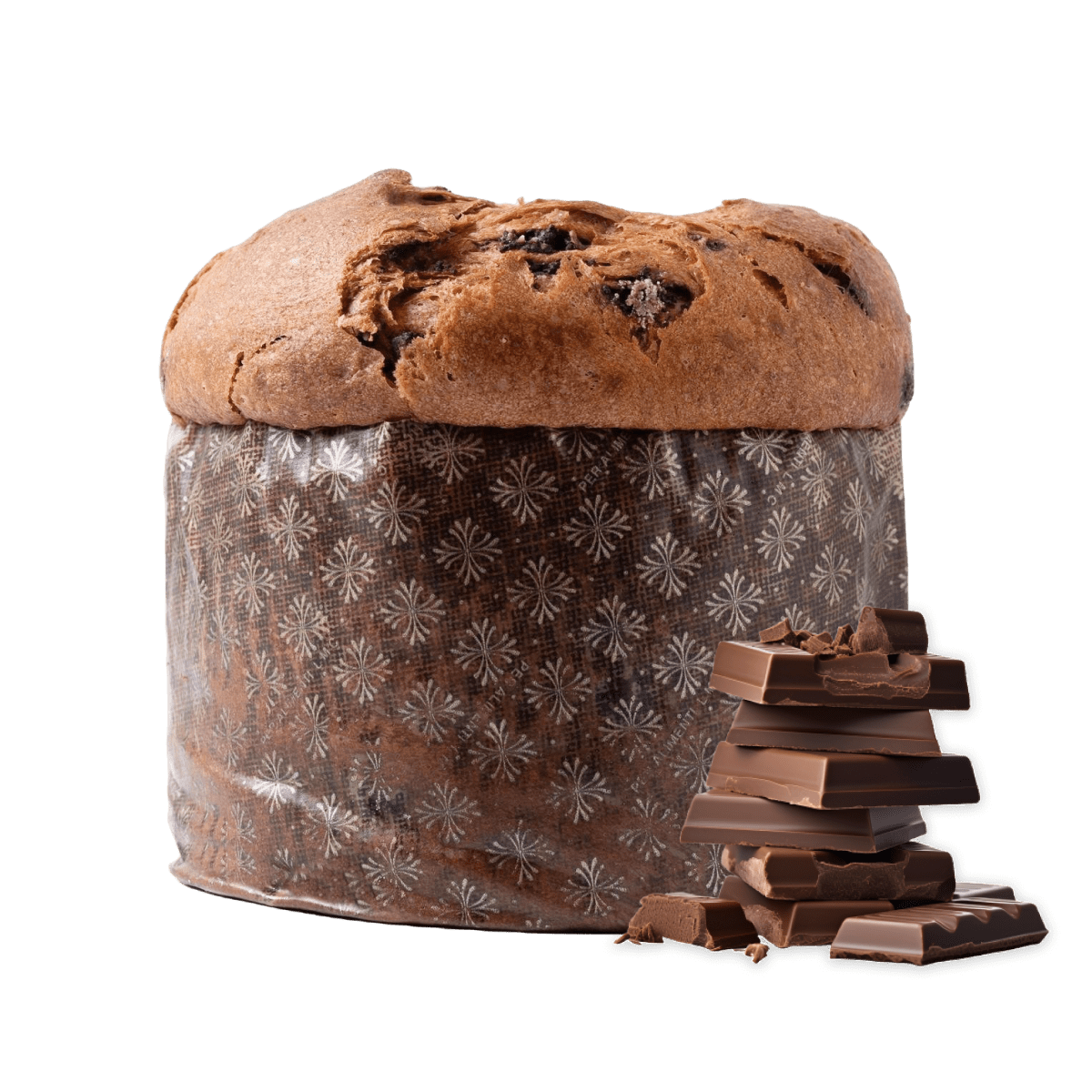 Panettone con Gocce di Cioccolato Senza Glutine e senza Lattosio